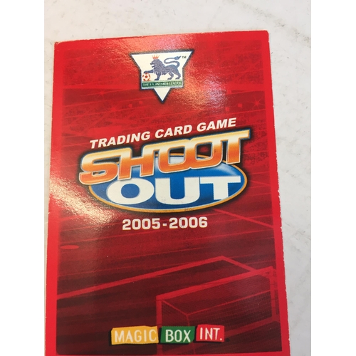 333 - Man United Football Club Signed Shoot Out Trading Card. Smith