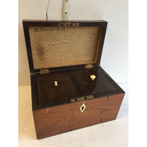 340 - Mid 19th Century Tea Caddy