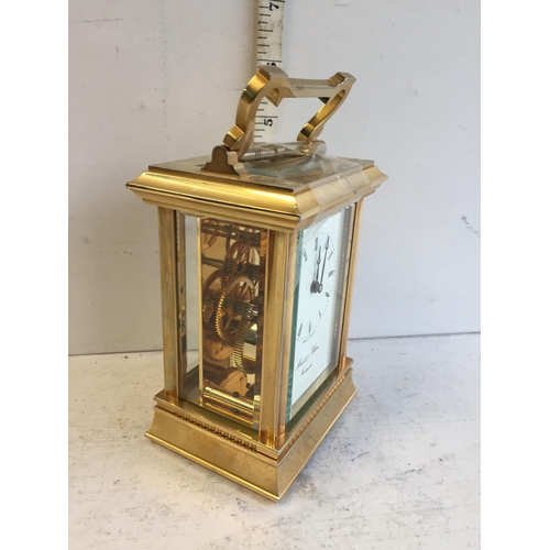 350 - Morrell & Hilton Huntingdon Wind up Mantle Clock, Beautiful Piece