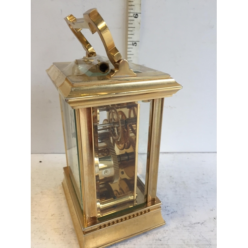 350 - Morrell & Hilton Huntingdon Wind up Mantle Clock, Beautiful Piece