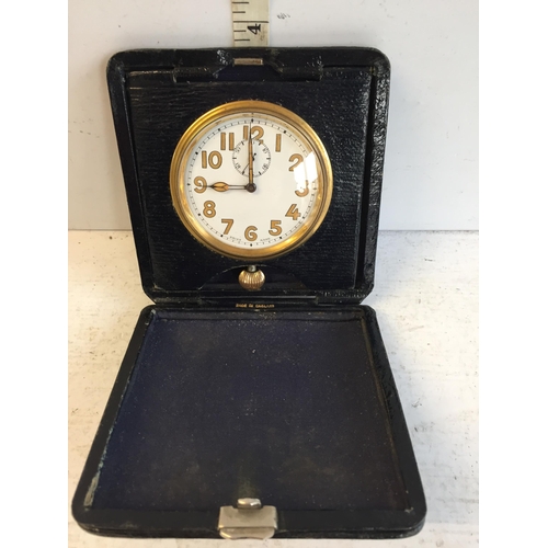 354 - Vintage Travel Clock, Untested