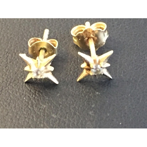 37 - 9ct Gold White Paste Star Stud Earrings


2065483