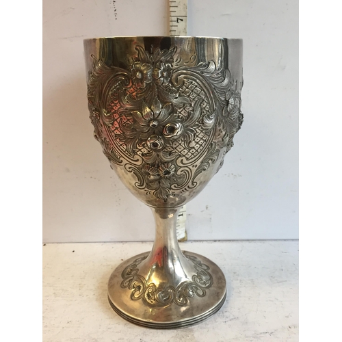 383 - Beautiful Silver Goblet