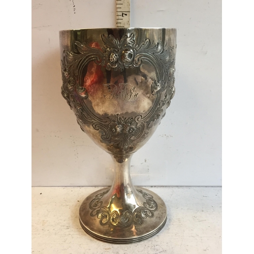 383 - Beautiful Silver Goblet