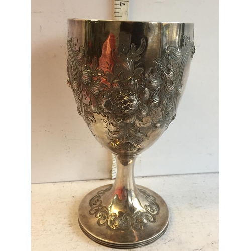 383 - Beautiful Silver Goblet