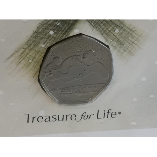 388 - Rare Snowman 50p