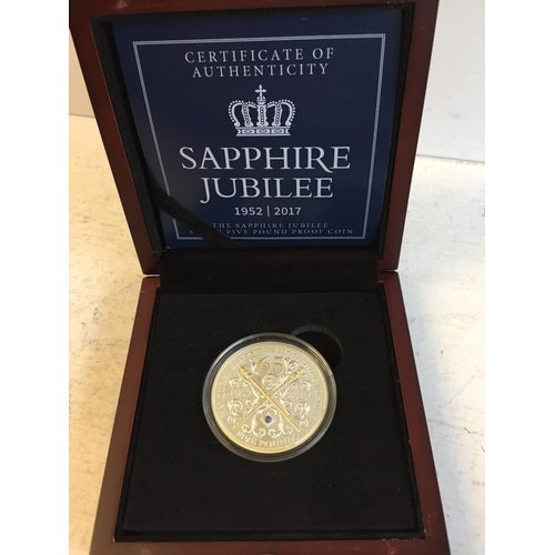 394 - Silver 2017 Jubilee Coin in Presentation Box