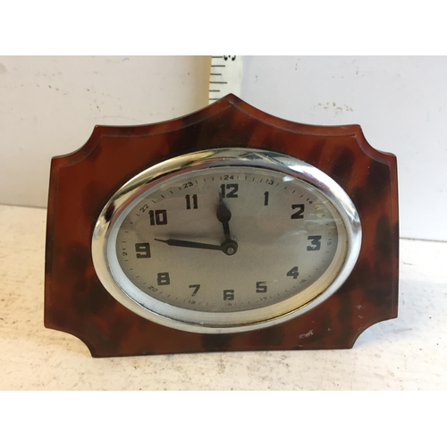 415 - Tortoise Shell Clock