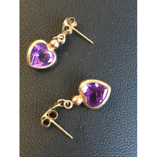 6 - 9ct Gold Amethyst Drop Earrings


2072990