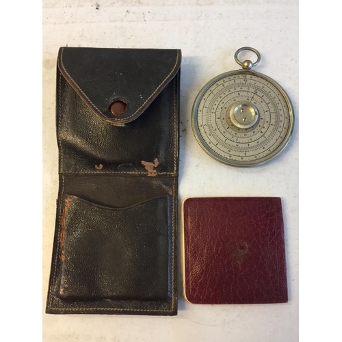 364 - Halden Calculex in original leather Case with Instructions