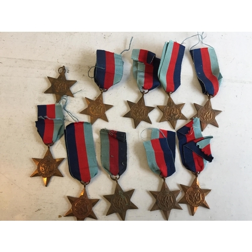 165 - WW2 1939- 45 Stars X 10.


683805