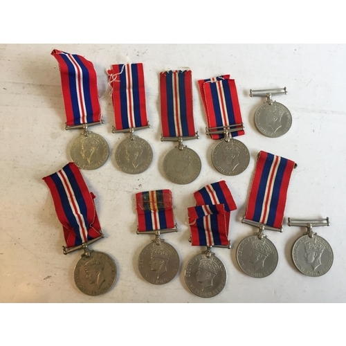 166 - WW2 War Medals X 10.


683803