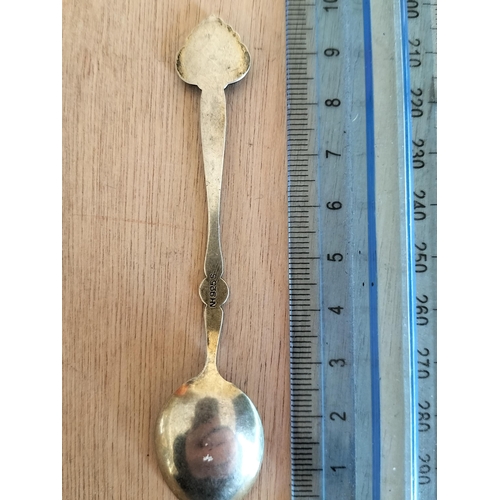 133 - Silver Enamel Arts & Crafts Spoon, Original