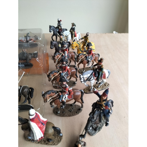 72 - Box of Assorted Lead Cavalry Figures & Other