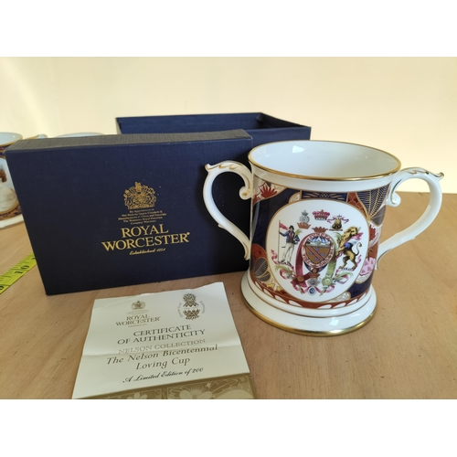 91 - Royal Worcester Loving Cup in Original Box