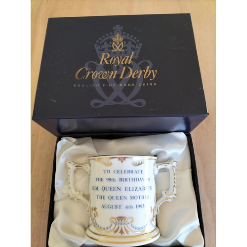 93 - Royal Crown Derby Loving Cup in Original Box