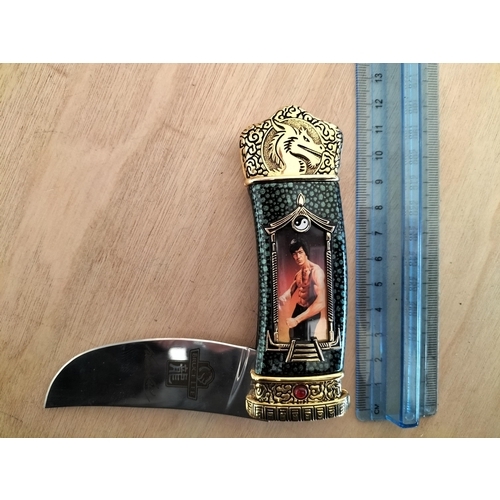 34B - Bruce Lee Franklin Mint Folding Knife