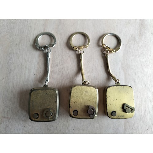 58 - 3 Vintage Musical Keyrings