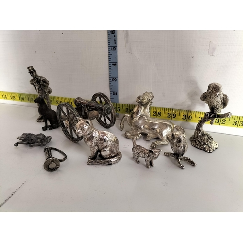 22 - Good Selection of Heavy Metal Ornaments Inc Cannon