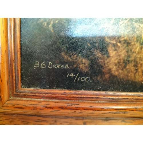 34 - Signed Framed Train Picture. Shipping Unavailable