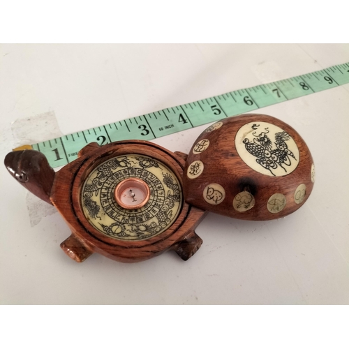 7 - Inlaid Tortoise Compass