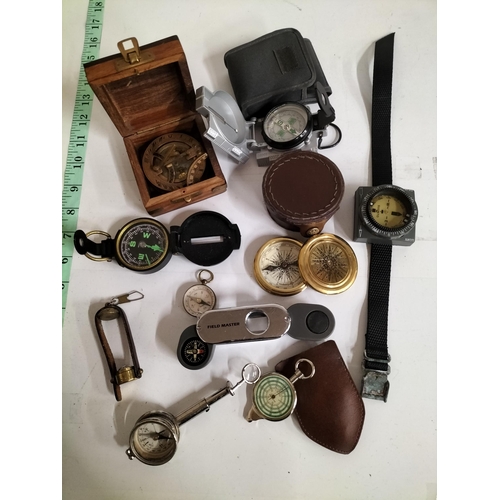 70 - Assorted Compasses