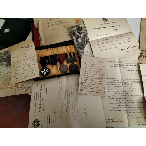 88 - Army Records Book & Ephemera of Humphrey Park. He was a Service in the Mines & Enlisted in the WW1. ... 