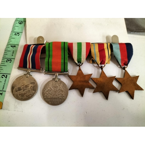 89 - WW2 Group of Medals x 5