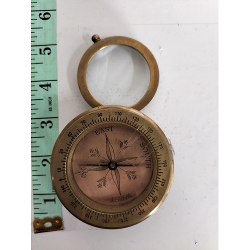 84 - Good Quality Compass in Leather Case