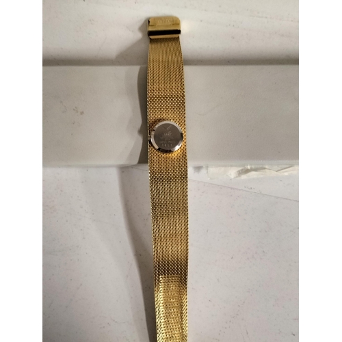 97 - Camy Gold Tone Ladies Wrist Watch with Case