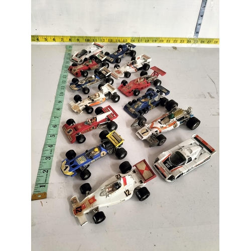 124 - Selection of Assorted Model Racing Cars, Mainly Corgi