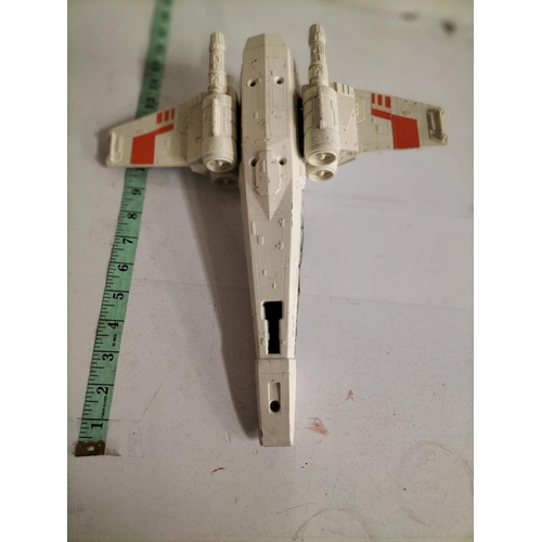 162 - Star Wars Large X Wing Fighter Space Plane , Wind Screen Missing, Original