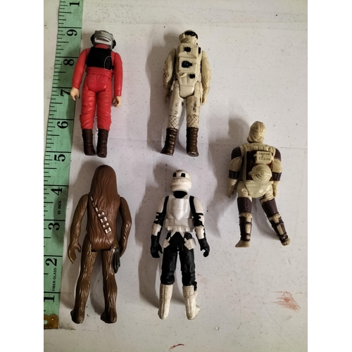 173 - Star Wars Original Figures X 5