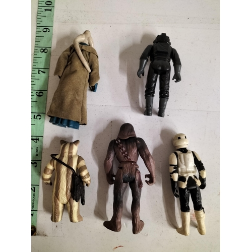 174 - Star Wars Original Figures X 5