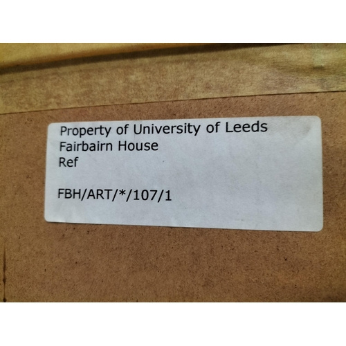 198 - LTD Edition Signed Leeds University Print, from Halls Residence, Shipping Unavailable