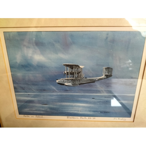 261 - 2 Plane Pictures, Signed