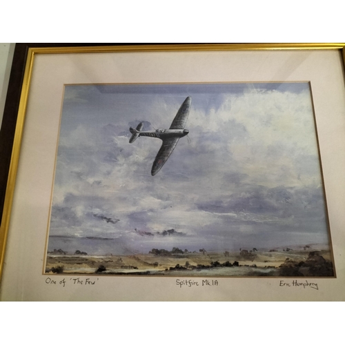 261 - 2 Plane Pictures, Signed