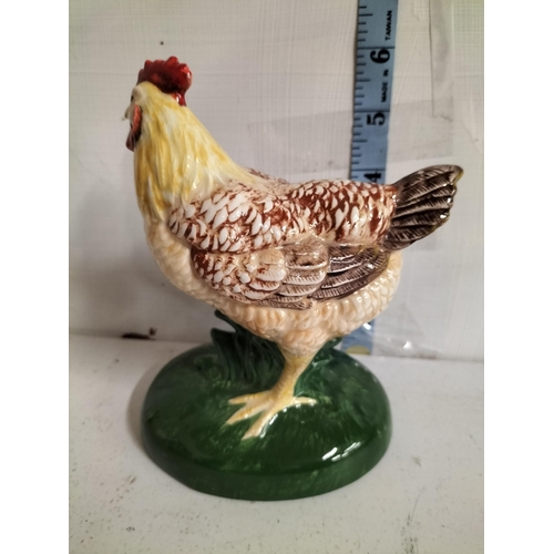 292 - Signed Pottery Chicken