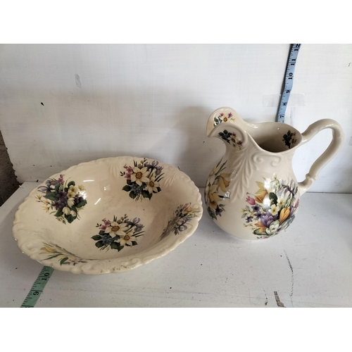 49 - Wash Jug & Bowl, Shipping Unavailable