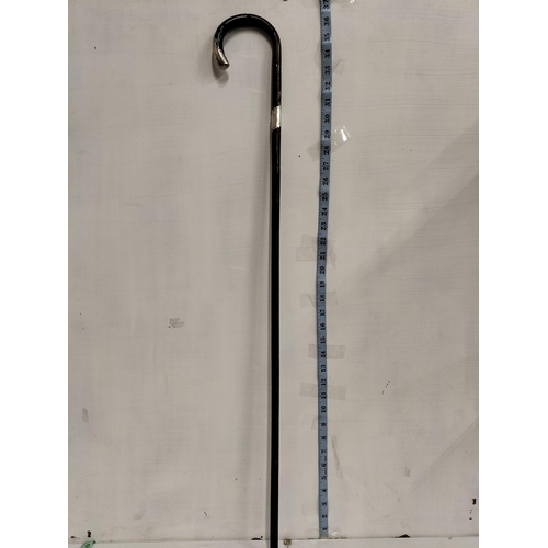 77 - Silver Mounted Walking Cane