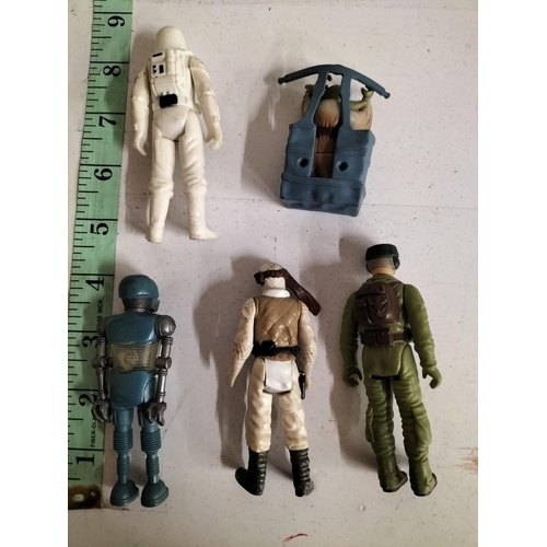 172 - Star Wars Original Figures X 5