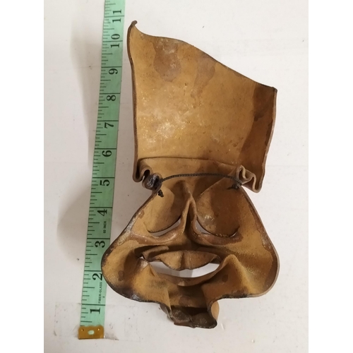 246 - Leather Face Formed Mask