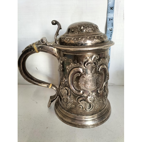 159 - Early 925 Sterling Silver Tankard Jug,727grams

2206021