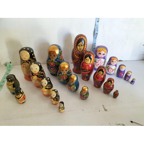 240 - Selection of Assorted Russian Dolls