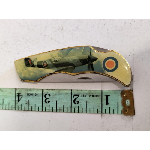 27 - Decorative Spitfire Pocket Knife