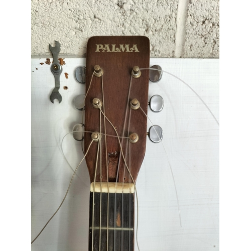 294 - Palma Acoustic Guitar with Case, Shipping Unavailable