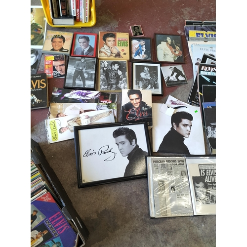 313 - Very Large Amount of Elvis Items Inc Records,Books, Etc