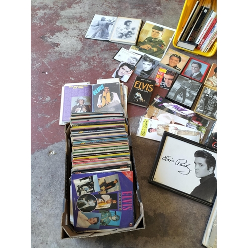 313 - Very Large Amount of Elvis Items Inc Records,Books, Etc