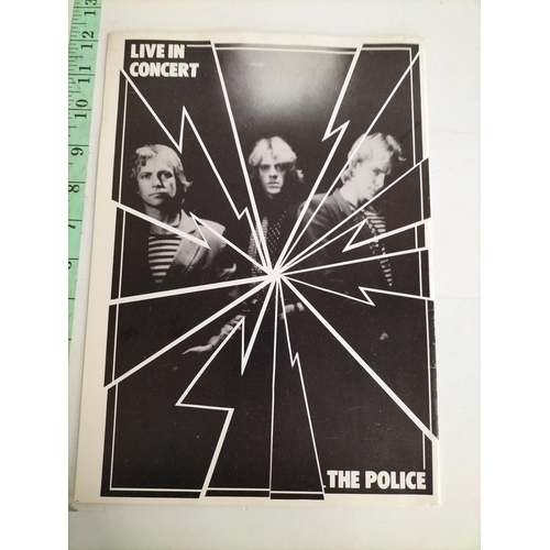 132 - The Police in Concert Programme, Christmas Dates