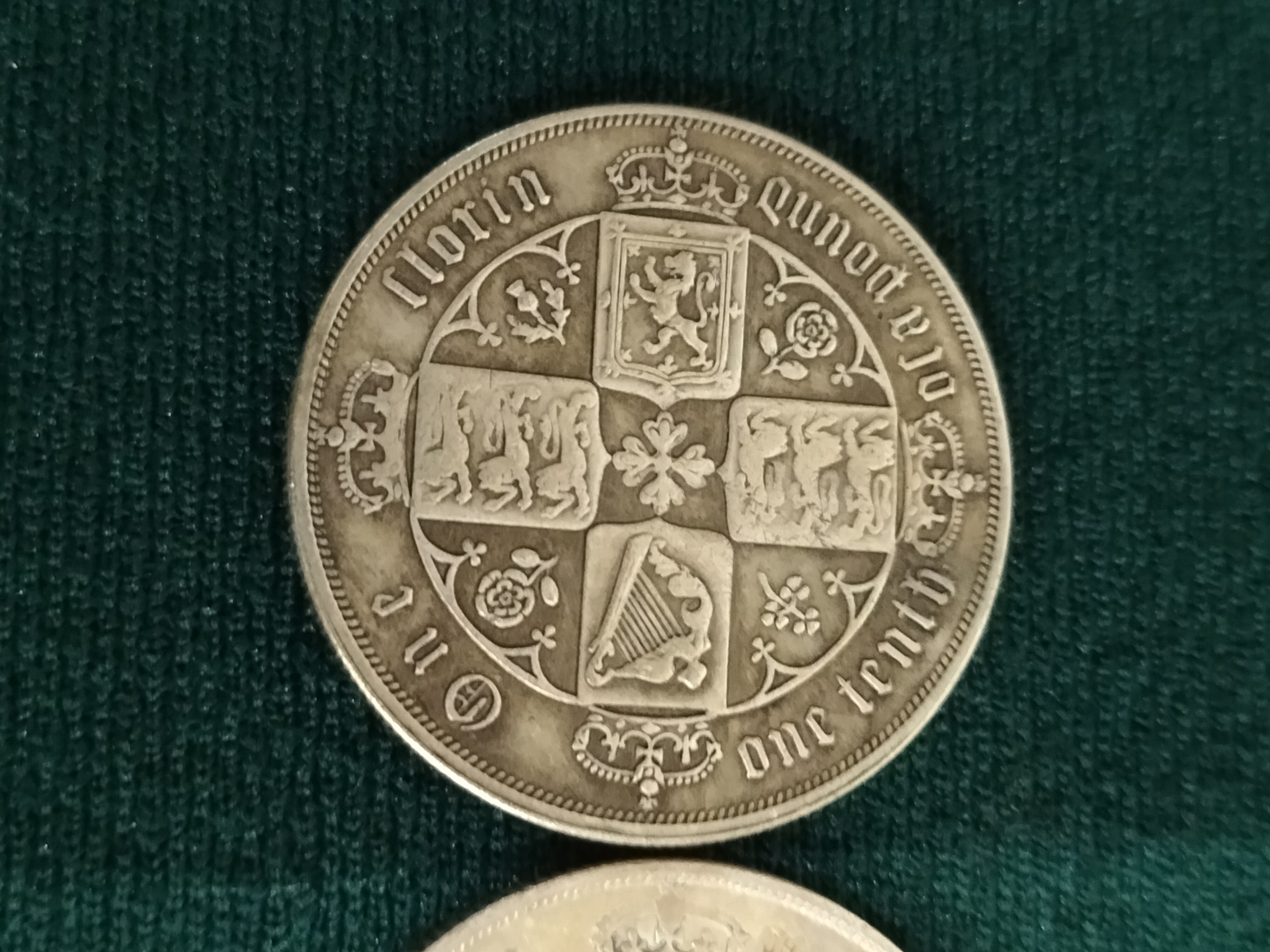 2 Victoria Gothic Coins